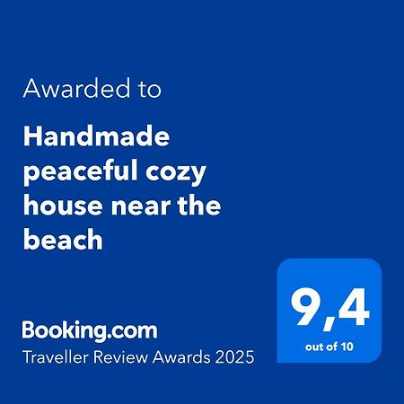 Handmade Peaceful Cozy House Near The Beach Nea Kallikrateia Exterior photo